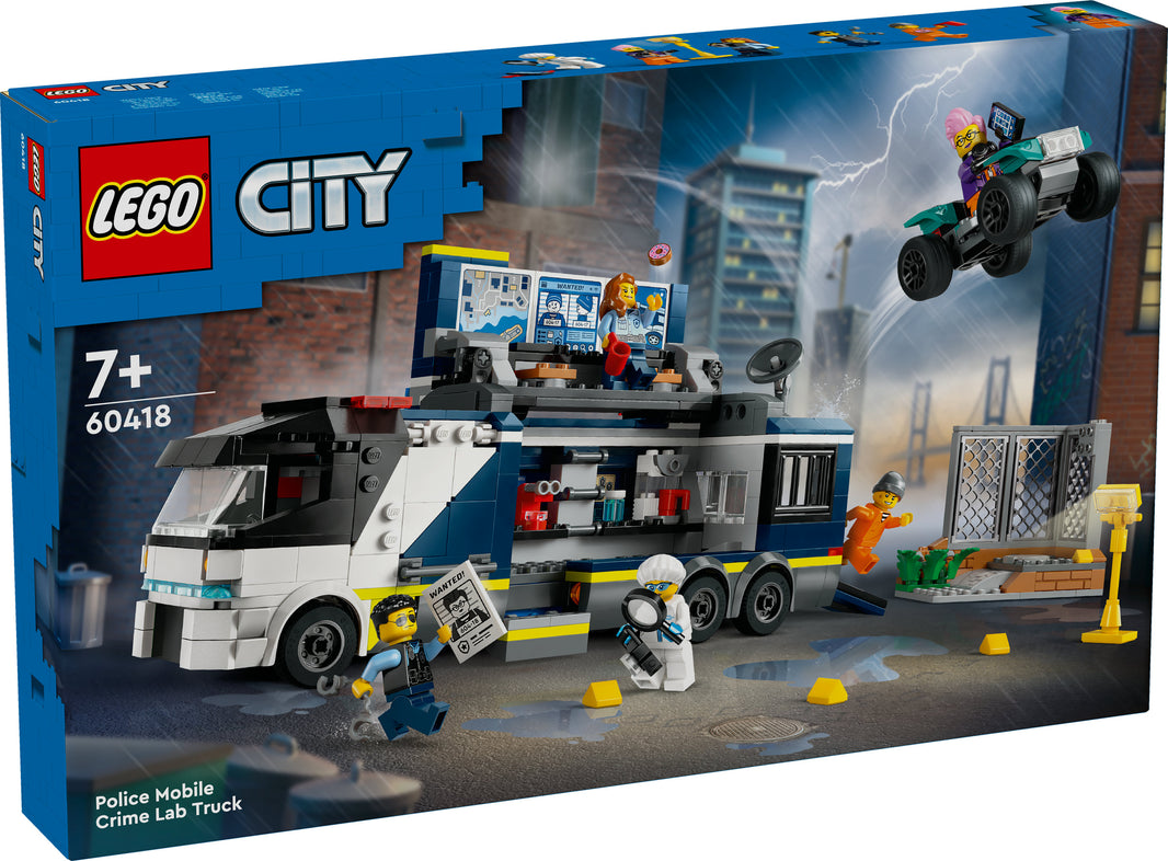 LEGO City - Polizeitruck mit Labor (60418) – im GOLDSTEIN.SHOP verfügbar mit Gratisversand ab Schweizer Lager