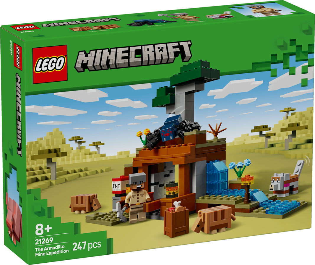 LEGO Minecraft - Die Expedition zur Gürteltiermine (21269) – im GOLDSTEIN.SHOP verfügbar mit Gratisversand ab Schweizer Lager