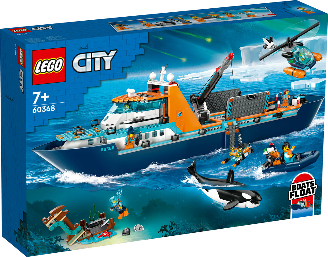 LEGO City - Arktis-Forschungsschiff (60368) – im GOLDSTEIN.SHOP verfügbar mit Gratisversand ab Schweizer Lager