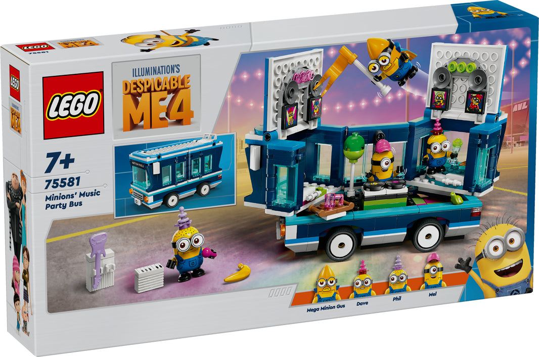 LEGO Despicable Me - Minions und der Party Bus (75581) – im GOLDSTEIN.SHOP verfügbar mit Gratisversand ab Schweizer Lager