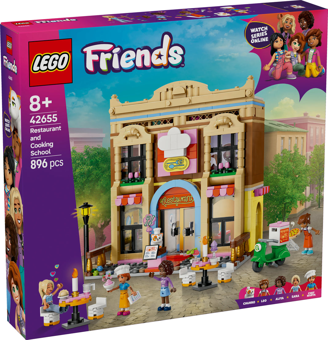 LEGO Friends - Restaurant und Kochschule (42655) – im GOLDSTEIN.SHOP verfügbar mit Gratisversand ab Schweizer Lager