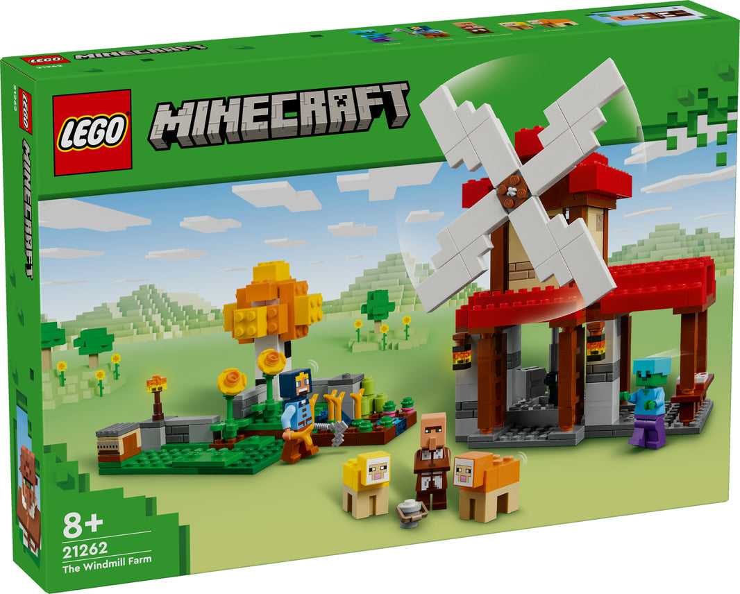 LEGO Minecraft - Die Windmühlenfarm (21262) – im GOLDSTEIN.SHOP verfügbar mit Gratisversand ab Schweizer Lager