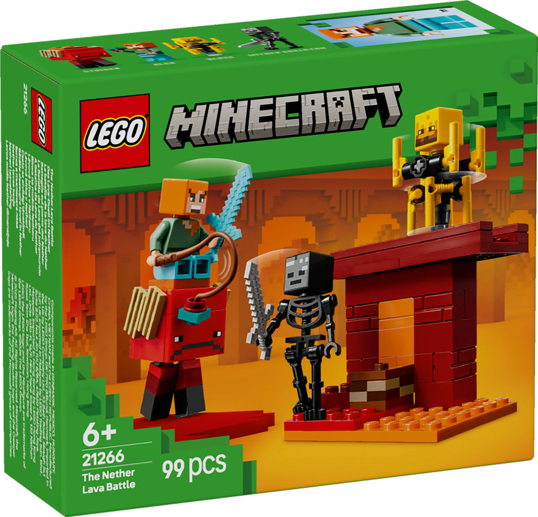 LEGO Minecraft - Das Lava-Duell im Nether (21266) – im GOLDSTEIN.SHOP verfügbar mit Gratisversand ab Schweizer Lager