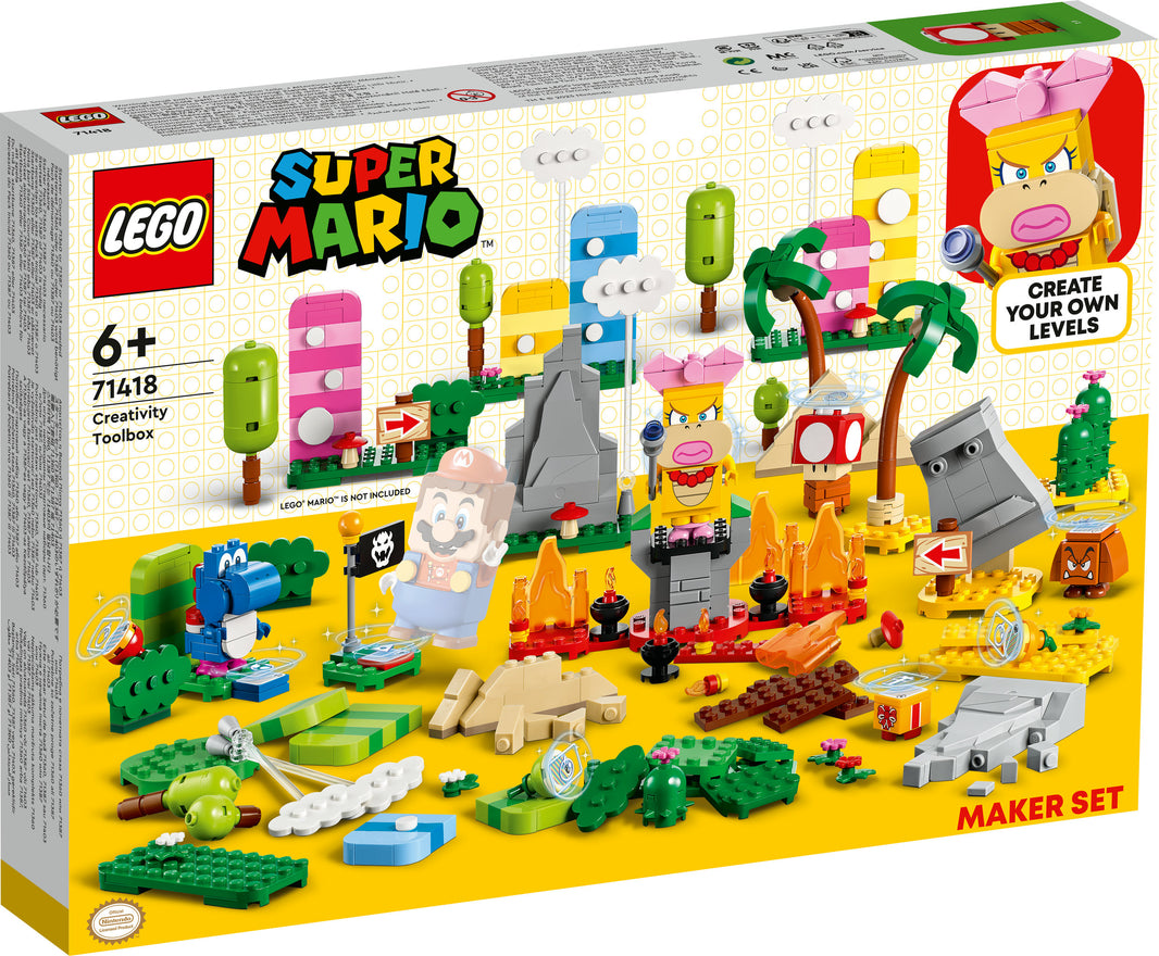 LEGO Super Mario - Kreativbox – Leveldesigner-Set (71418) – im GOLDSTEIN.SHOP verfügbar mit Gratisversand ab Schweizer Lager