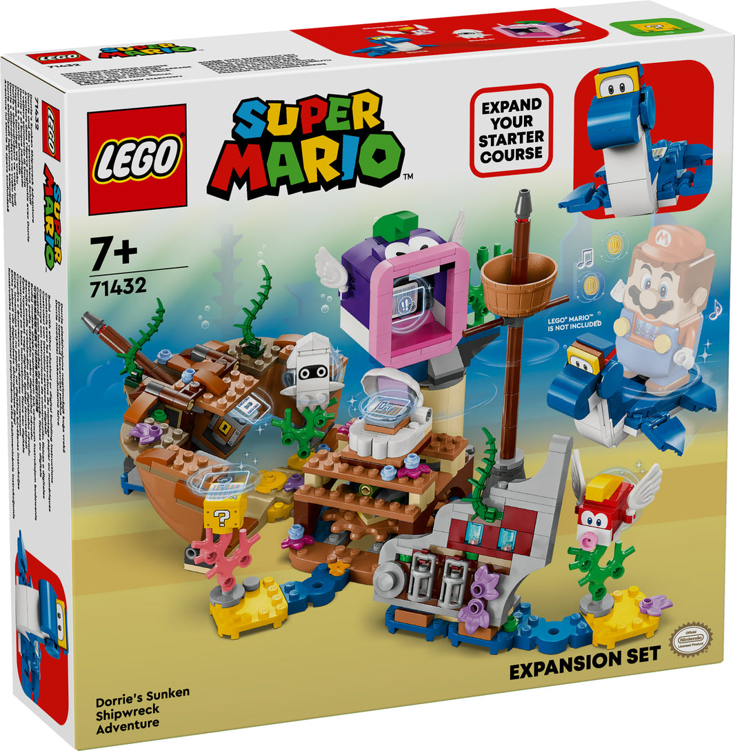 LEGO Super Mario - Dorrie und das versunkene Schiff – Erweiterungsset (71432) – im GOLDSTEIN.SHOP verfügbar mit Gratisversand ab Schweizer Lager