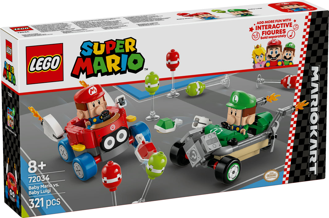 LEGO Super Mario - Mario Kart – Baby Mario vs. Baby Luigi (72034) – im GOLDSTEIN.SHOP verfügbar mit Gratisversand ab Schweizer Lager