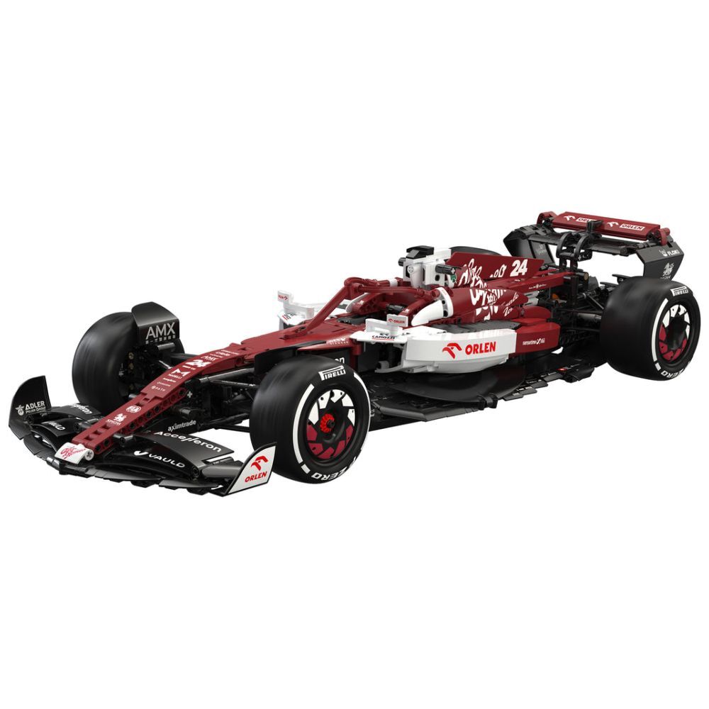 CaDA Alfa Romeo F1 Team ORLEN C42 (C64005W) Klemmbausteine Modell 1:8 – Ansicht 2 – im GOLDSTEIN.SHOP verfügbar mit Gratisversand ab Schweizer Lager