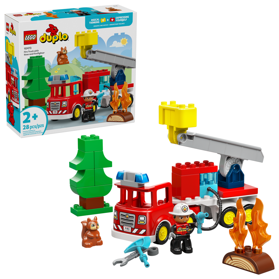 LEGO Duplo - Löschauto mit Schlauch und Feuerwehrmann (10473)