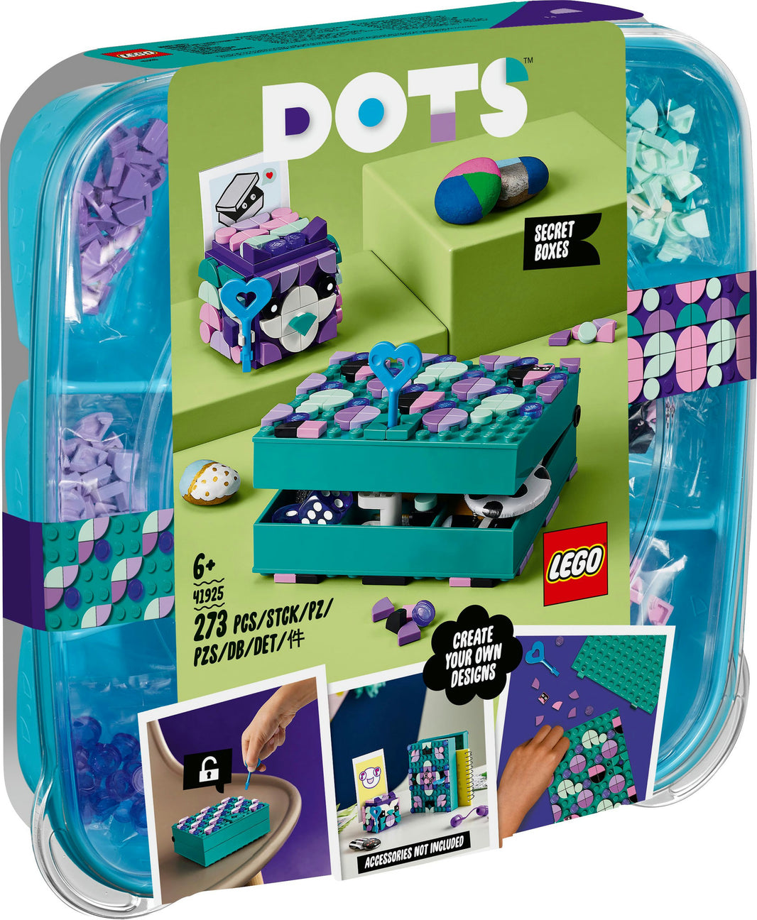 LEGO DOTS - Geheimbox mit Schlüsselhalter (41925)
