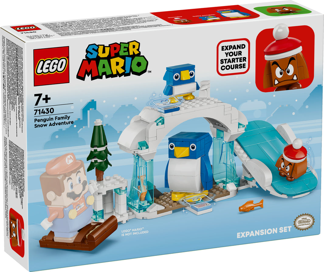 LEGO Super Mario - Schneeabenteuer mit Familie Pinguin – Erweiterungsset (71430) – im GOLDSTEIN.SHOP verfügbar mit Gratisversand ab Schweizer Lager