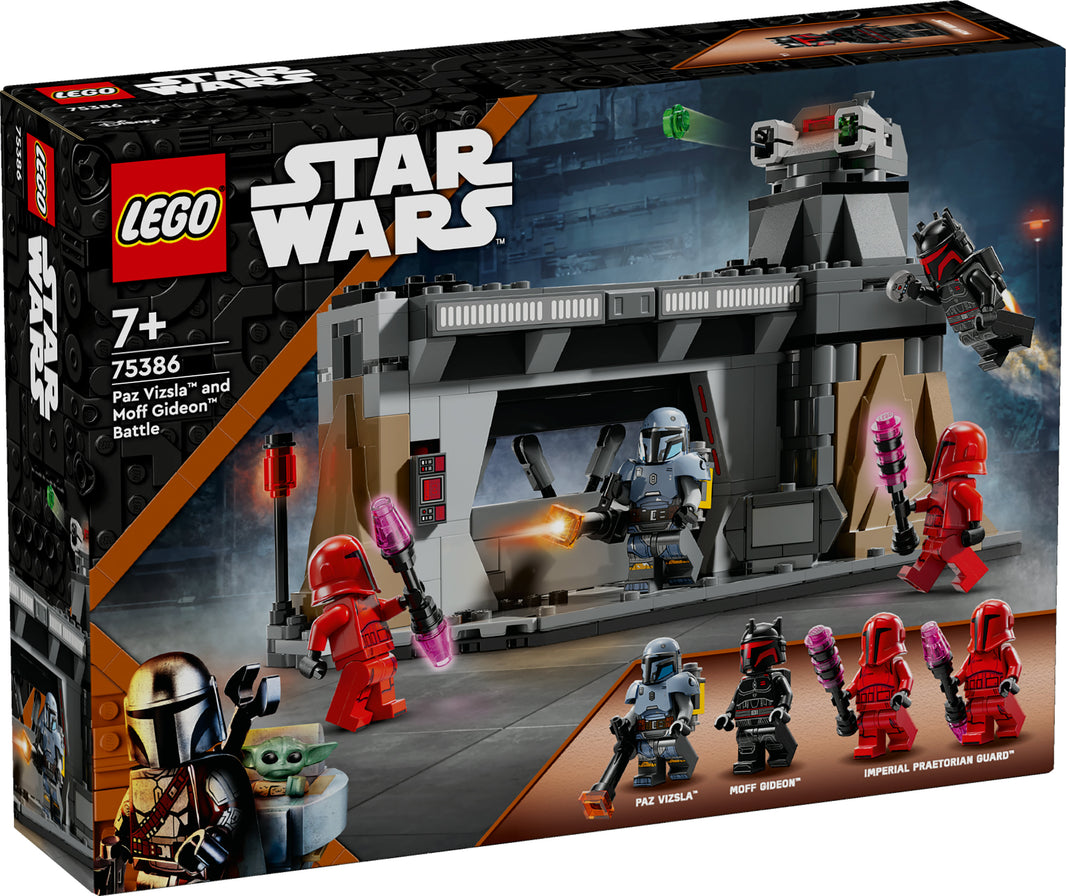 LEGO Star Wars - Duell zwischen Paz Vizsla und Moff Gideon (75386) – im GOLDSTEIN.SHOP verfügbar mit Gratisversand ab Schweizer Lager