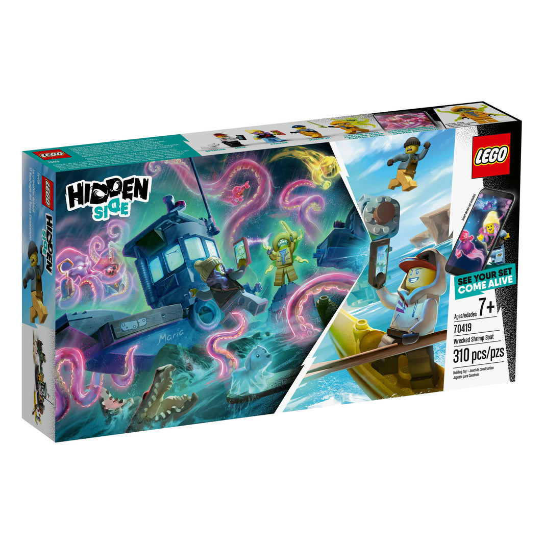 LEGO Hidden Side - Gekenterter Garnelenkutter (70419)