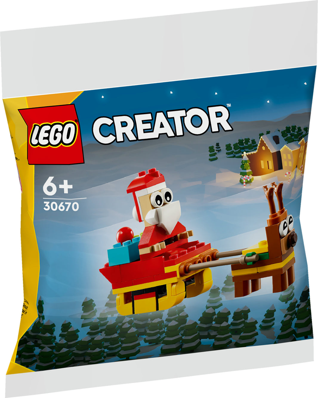 LEGO Creator - Weihnachtsmann auf Schlittenfahrt (30670) – im GOLDSTEIN.SHOP verfügbar mit Gratisversand ab Schweizer Lager