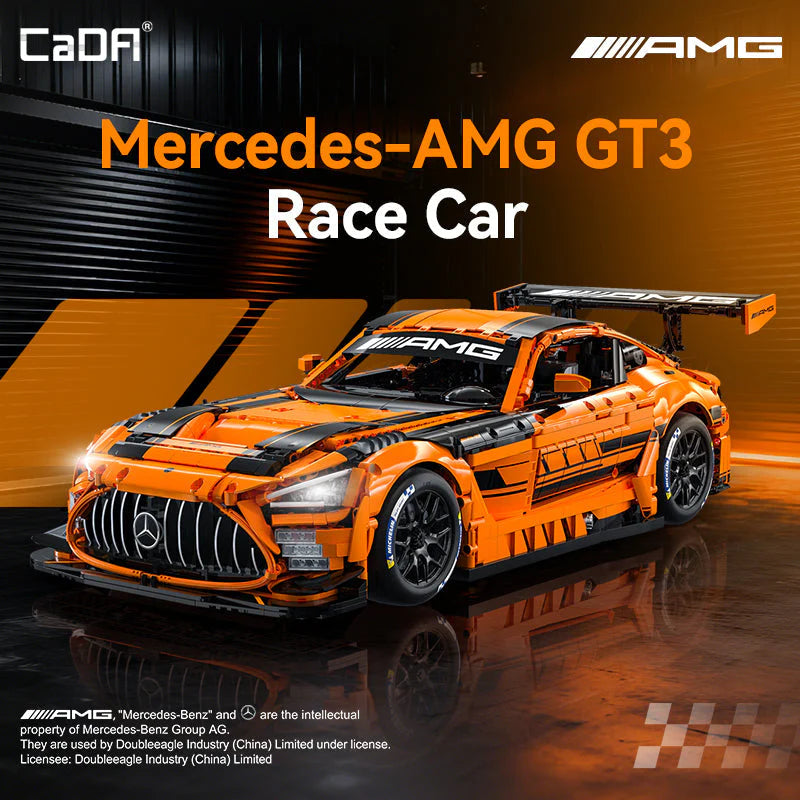 CaDA Mercedes-AMG GT3 (C64008W) Klemmbausteine Modell 1:8 – im GOLDSTEIN.SHOP verfügbar mit Gratisversand ab Schweizer Lager