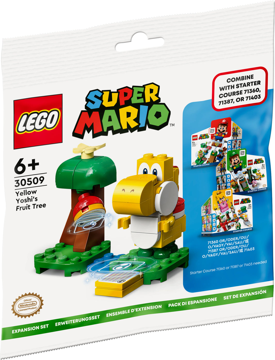 LEGO Super Mario - Obstbaum des gelben Yoshi – Erweiterungsset (30509)