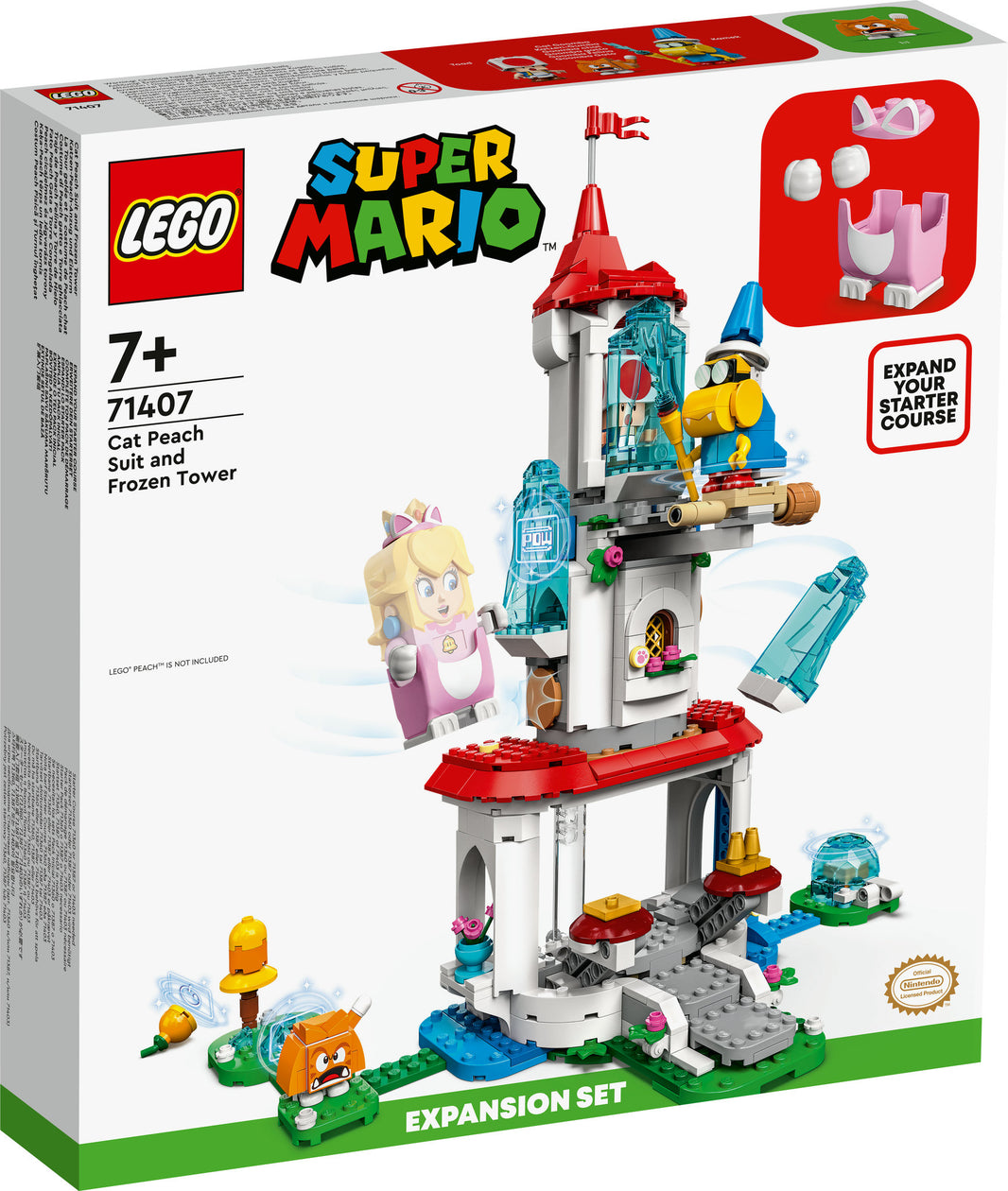 LEGO Super Mario - Katzen-Peach-Anzug und Eisturm – Erweiterungsset (71407)