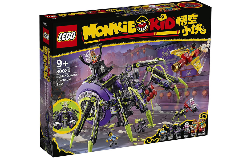 LEGO Monkie Kid Hauptquartier der Spider Queen 80022 – im GOLDSTEIN.SHOP verfügbar mit Gratisversand ab Schweizer Lager