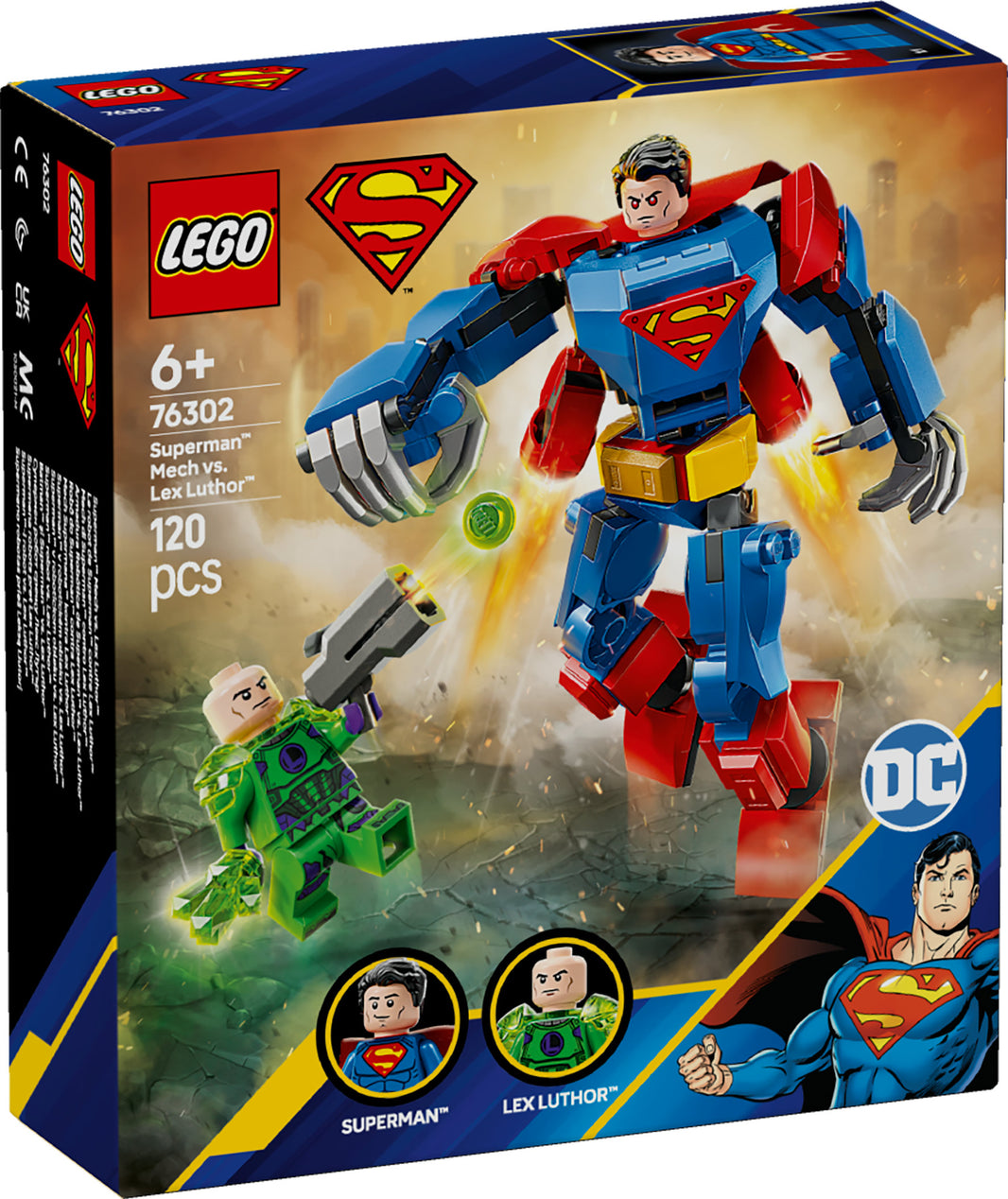 LEGO DC Batman - Superman Mech vs. Lex Luthor (76302) – im GOLDSTEIN.SHOP verfügbar mit Gratisversand ab Schweizer Lager