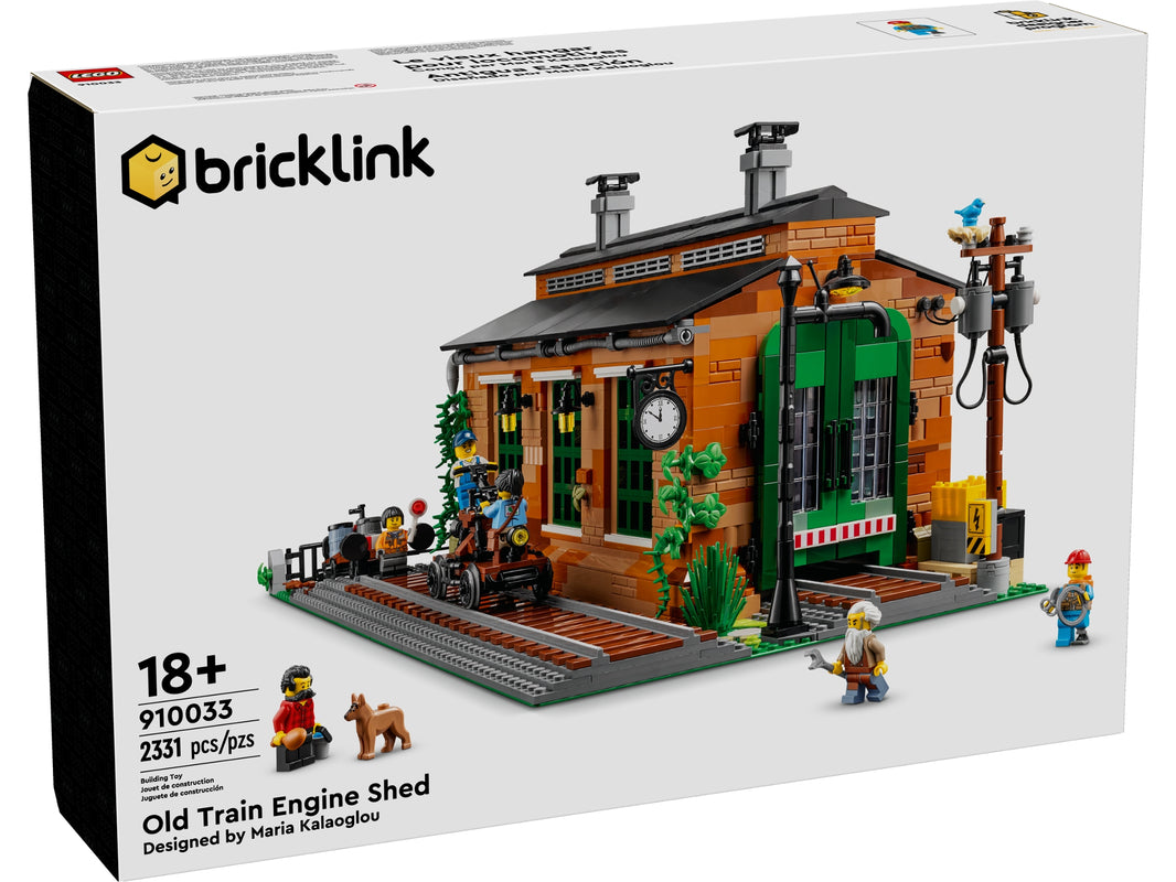 LEGO Bricklink Alter Lokschuppen (910033) – im GOLDSTEIN.SHOP verfügbar mit Gratisversand ab Schweizer Lager