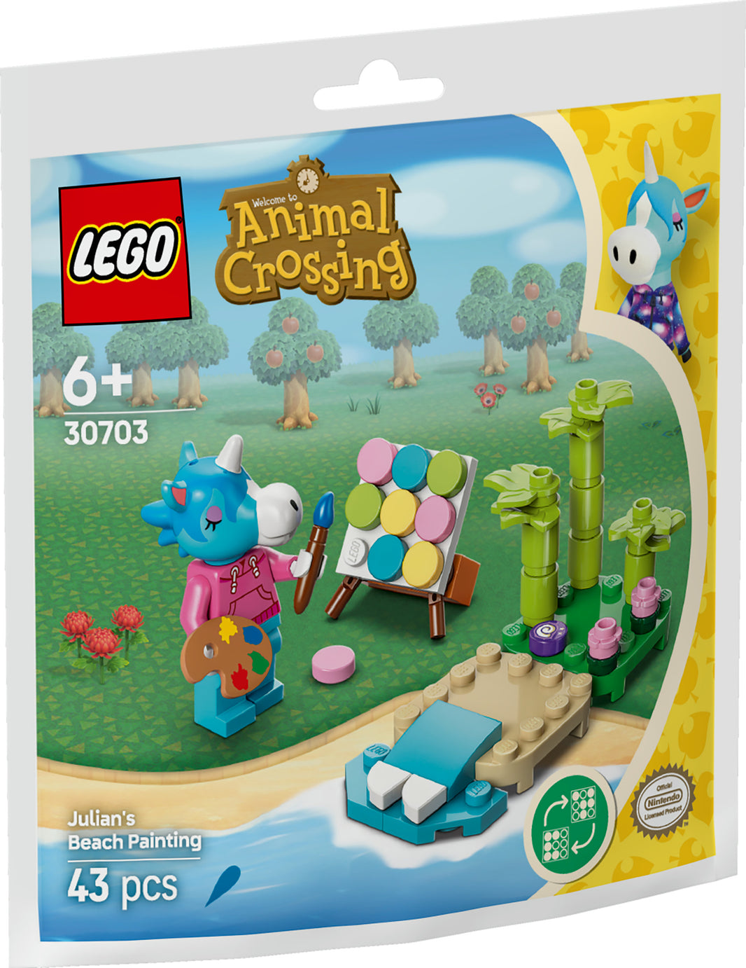 LEGO Animal Crossing - Jimmys Strandgemälde (30703) – im GOLDSTEIN.SHOP verfügbar mit Gratisversand ab Schweizer Lager