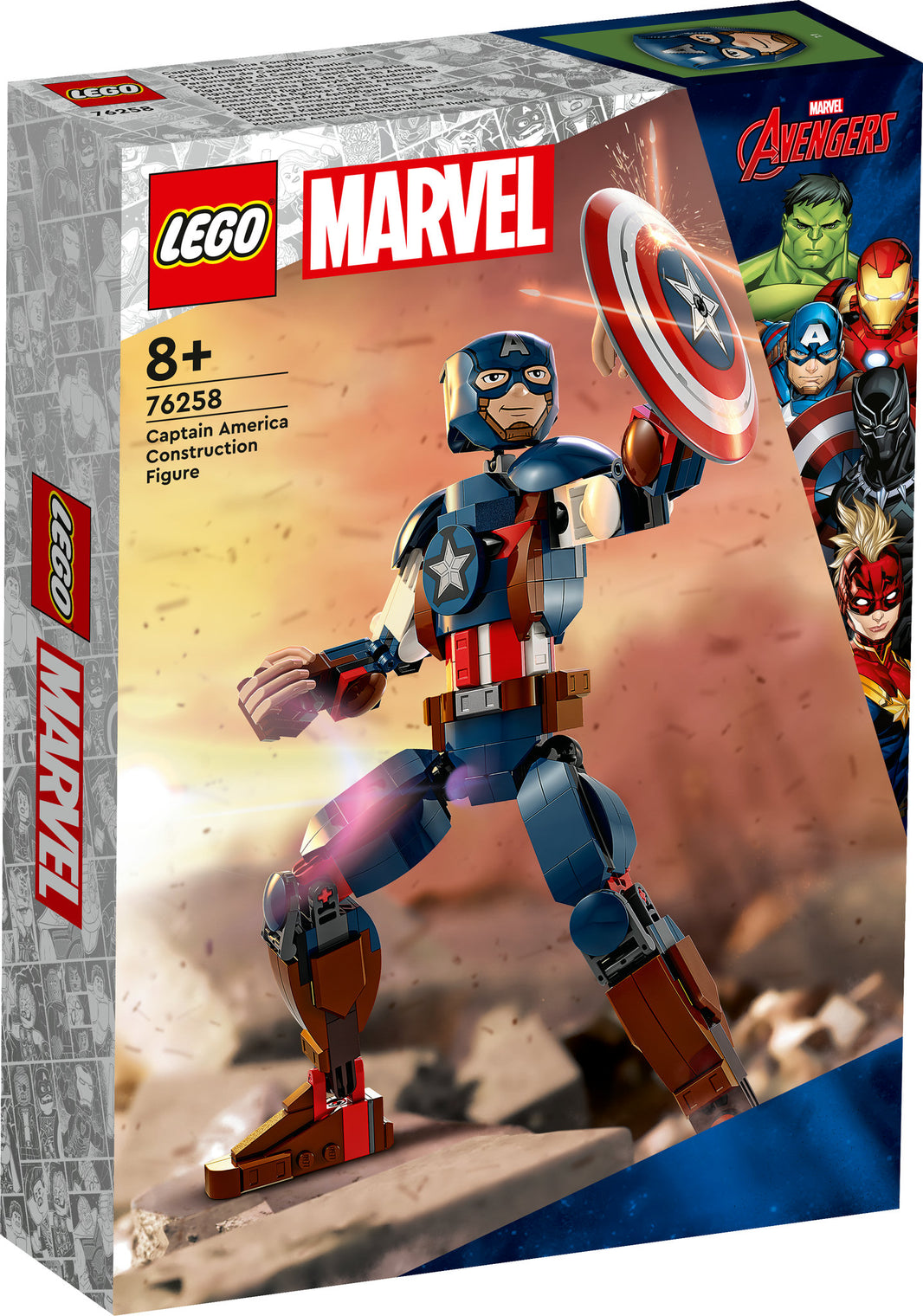 LEGO Marvel - Captain America Baufigur (76258) – im GOLDSTEIN.SHOP verfügbar mit Gratisversand ab Schweizer Lager