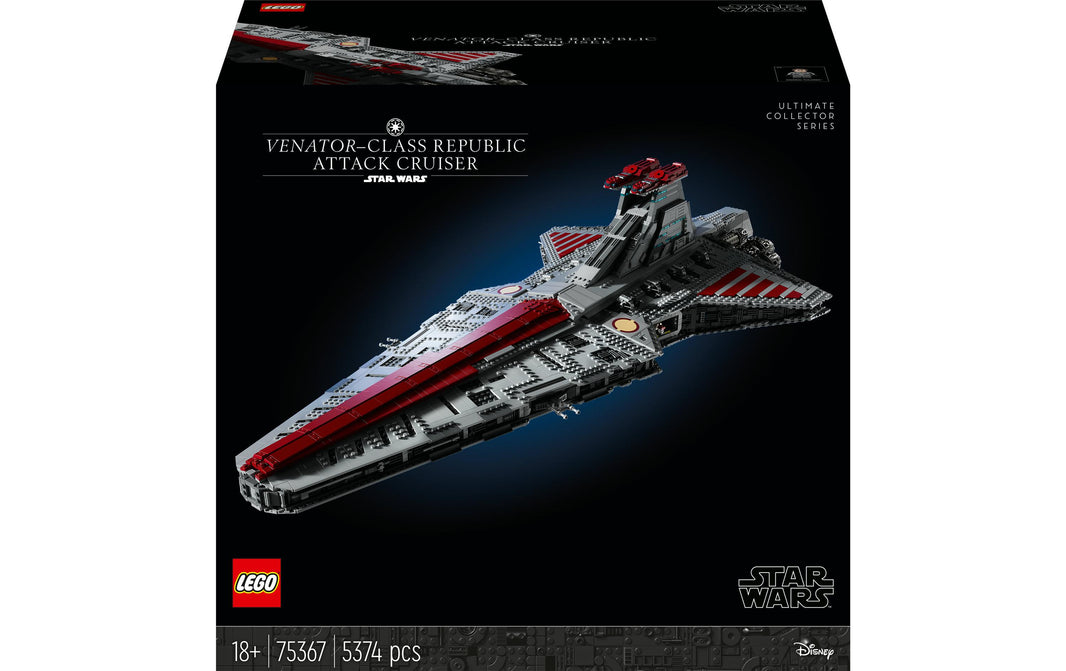 LEGO Star Wars - Republikanischer Angriffskreuzer der Venator-Klasse (75367) – im GOLDSTEIN.SHOP verfügbar mit Gratisversand ab Schweizer Lager