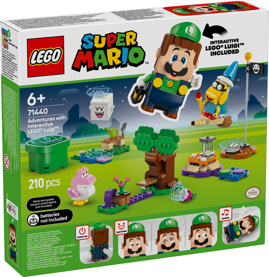 LEGO Super Mario - Abenteuer mit dem interaktiven LEGO Luigi (71440) – im GOLDSTEIN.SHOP verfügbar mit Gratisversand ab Schweizer Lager