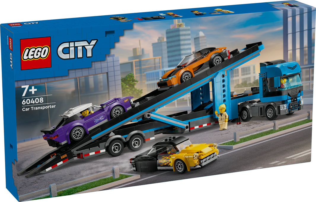 LEGO City - Autotransporter mit Sportwagen (60408) – im GOLDSTEIN.SHOP verfügbar mit Gratisversand ab Schweizer Lager