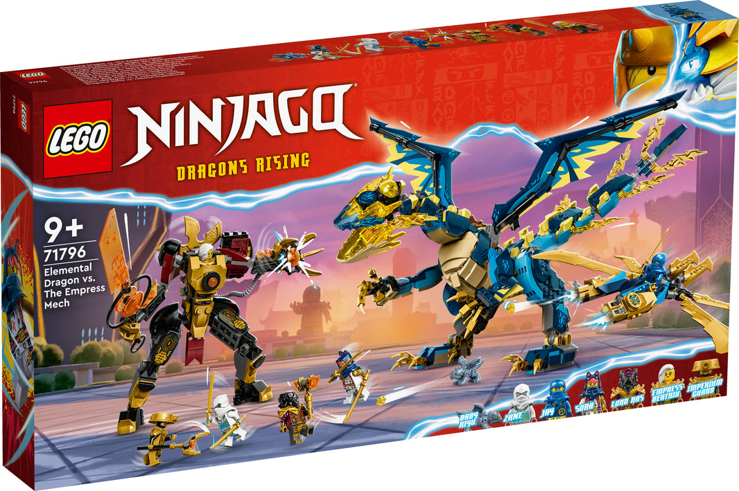 LEGO Ninjago - Kaiserliches Mech-Duell gegen den Elementardrachen (71796) – im GOLDSTEIN.SHOP verfügbar mit Gratisversand ab Schweizer Lager