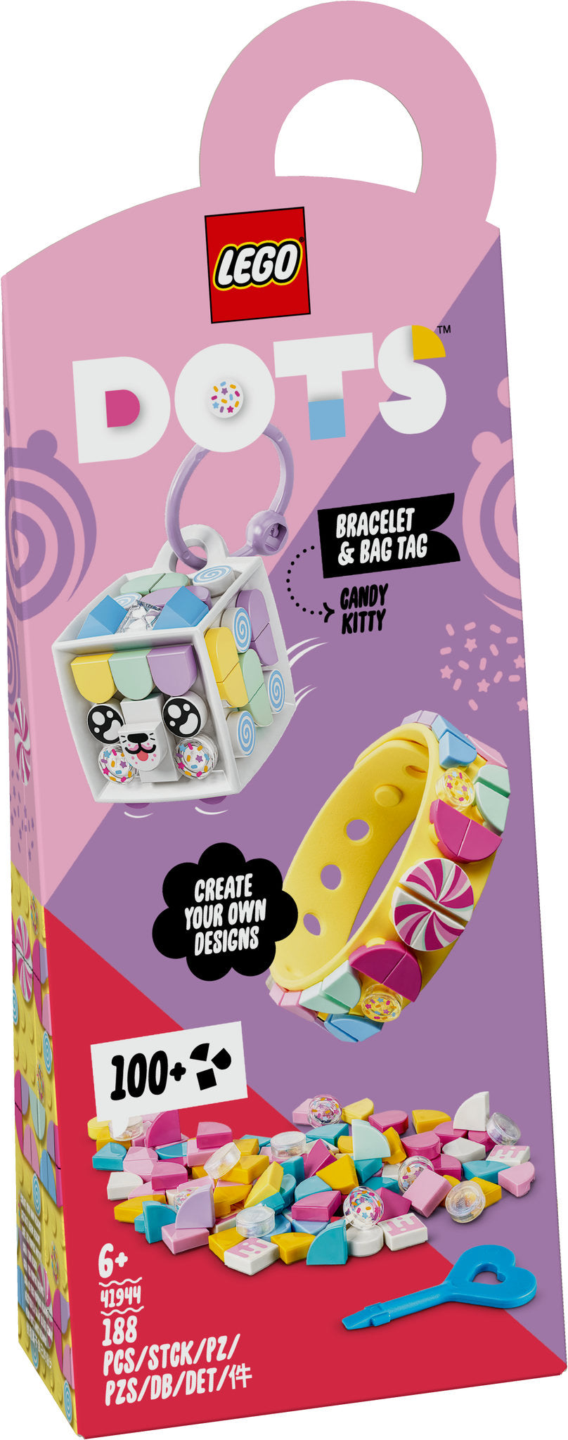 LEGO DOTS - Candy Kitty Armband & Taschenanhänger (41944)