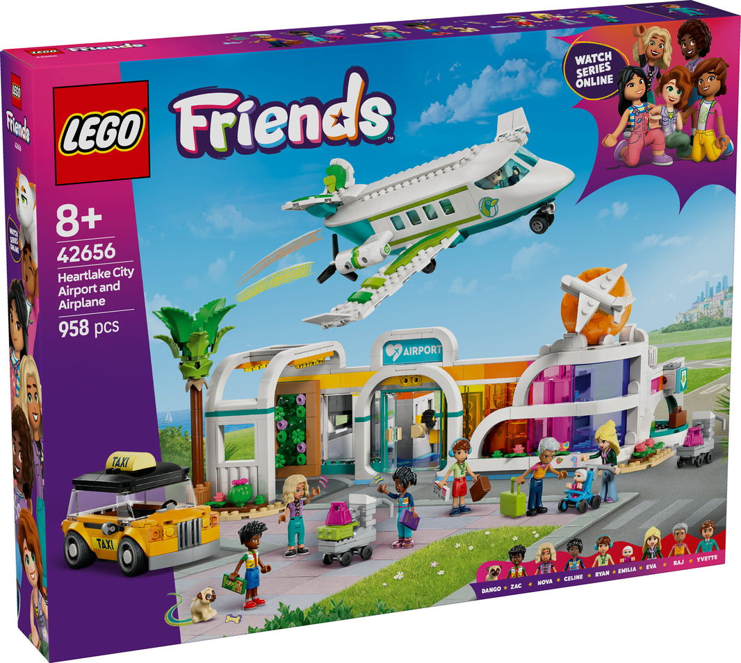LEGO Friends - Heartlake City Flughafen mit Flugzeug (42656) – im GOLDSTEIN.SHOP verfügbar mit Gratisversand ab Schweizer Lager