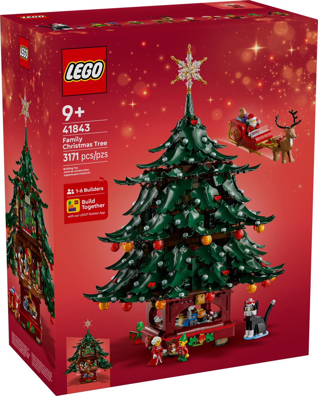 LEGO Icons - Dekoration für den Weihnachtsbaum (41843)