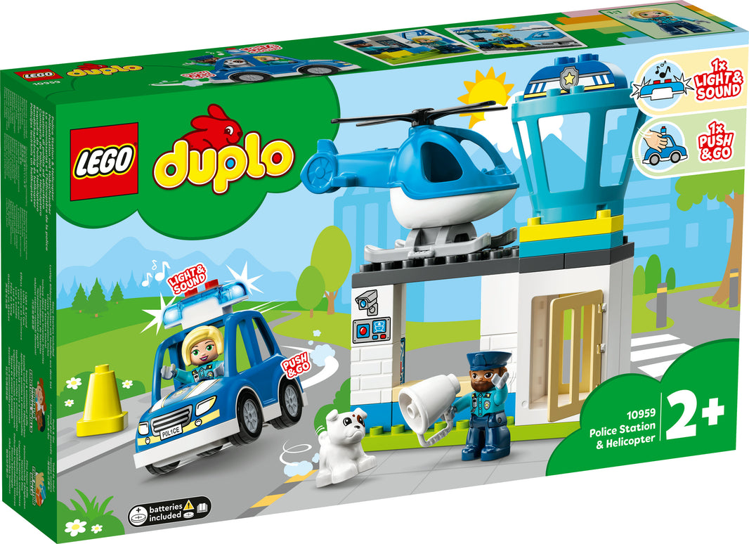LEGO DUPLO Town - Polizeistation mit Hubschrauber (10959)