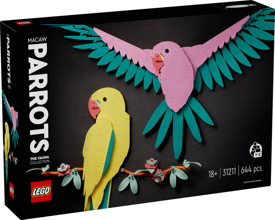 LEGO ART - Die Fauna Kollektion – Aras (31211) – im GOLDSTEIN.SHOP verfügbar mit Gratisversand ab Schweizer Lager