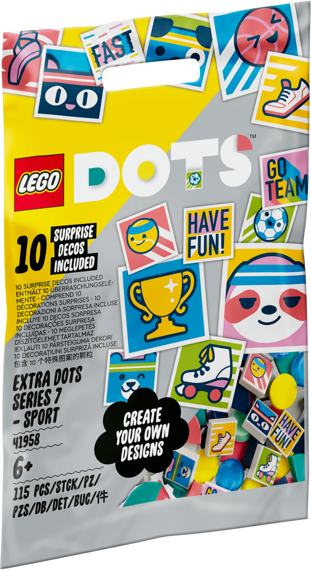 LEGO DOTS - Ergänzungsset Sport (41958)