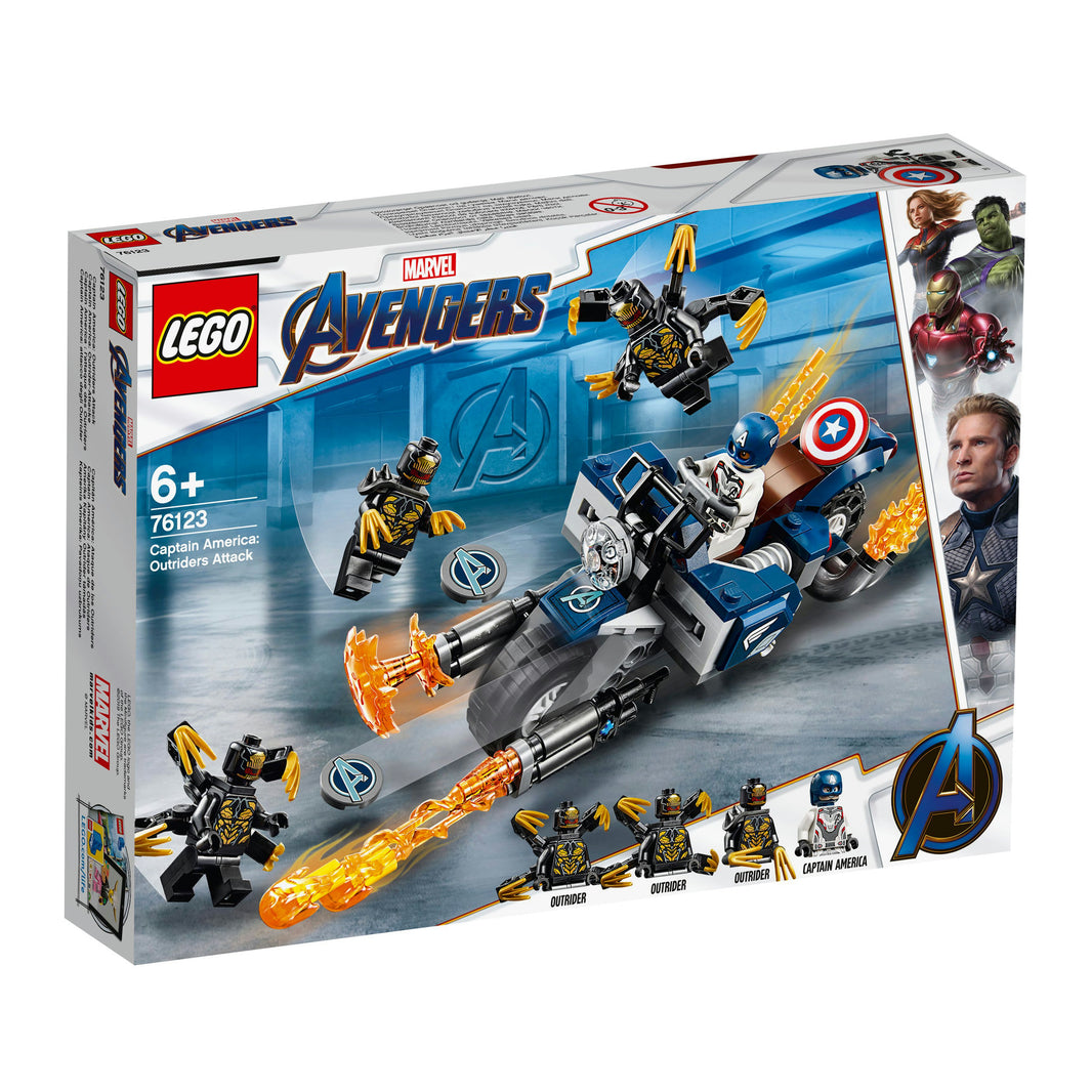 LEGO Super Heroes - Captain America: Outrider-Attacke (76123)
