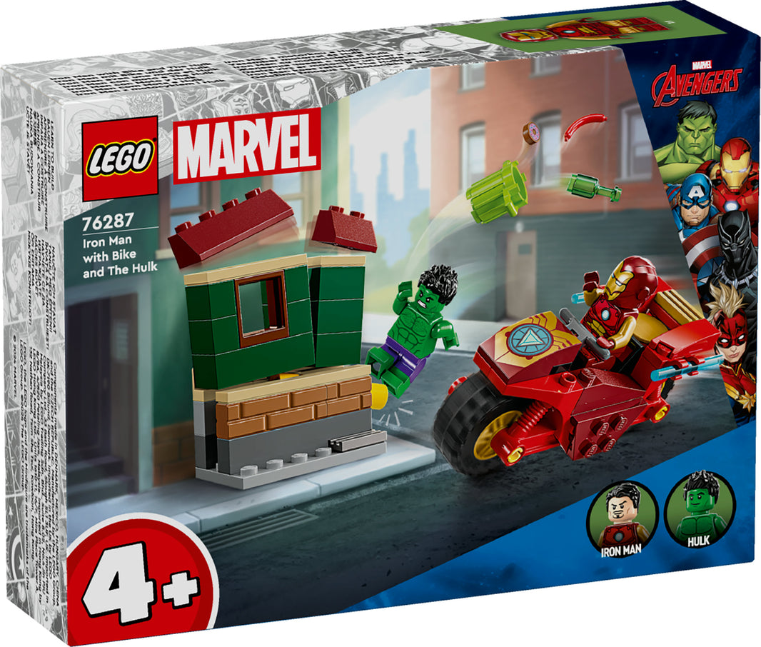LEGO Marvel - Iron Man mit Bike und der Hulk (76287) – im GOLDSTEIN.SHOP verfügbar mit Gratisversand ab Schweizer Lager