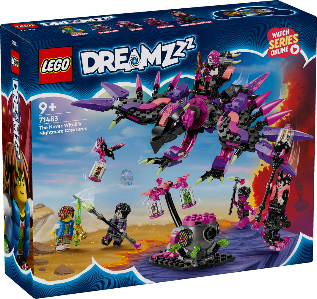 LEGO DREAMZzz - Die Albtraumkreaturen der Nimmerhexe (71483) – im GOLDSTEIN.SHOP verfügbar mit Gratisversand ab Schweizer Lager
