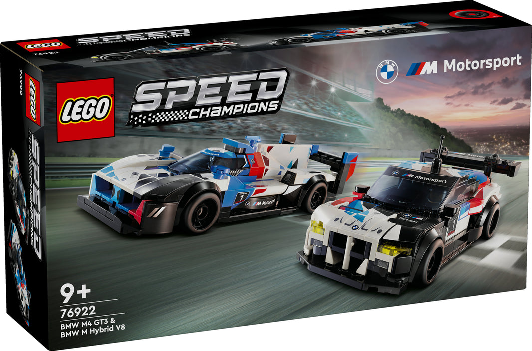 LEGO Speed Champions - BMW M4 GT3 & BMW M Hybrid V8 Rennwagen (76922) – im GOLDSTEIN.SHOP verfügbar mit Gratisversand ab Schweizer Lager