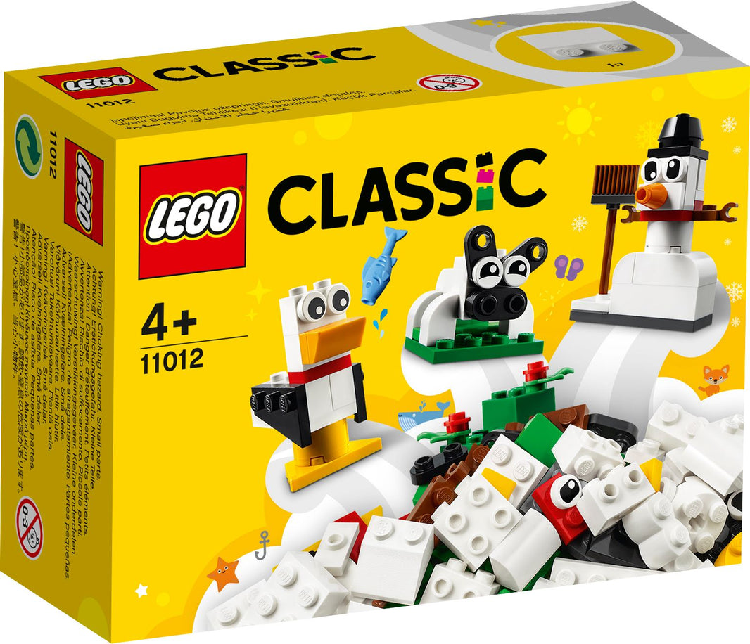 LEGO Classic - Kreativ-Bauset mit weissen Steinen (11012)