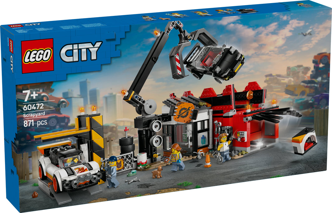 LEGO City - Schrottplatz mit Autos (60472) – im GOLDSTEIN.SHOP verfügbar mit Gratisversand ab Schweizer Lager