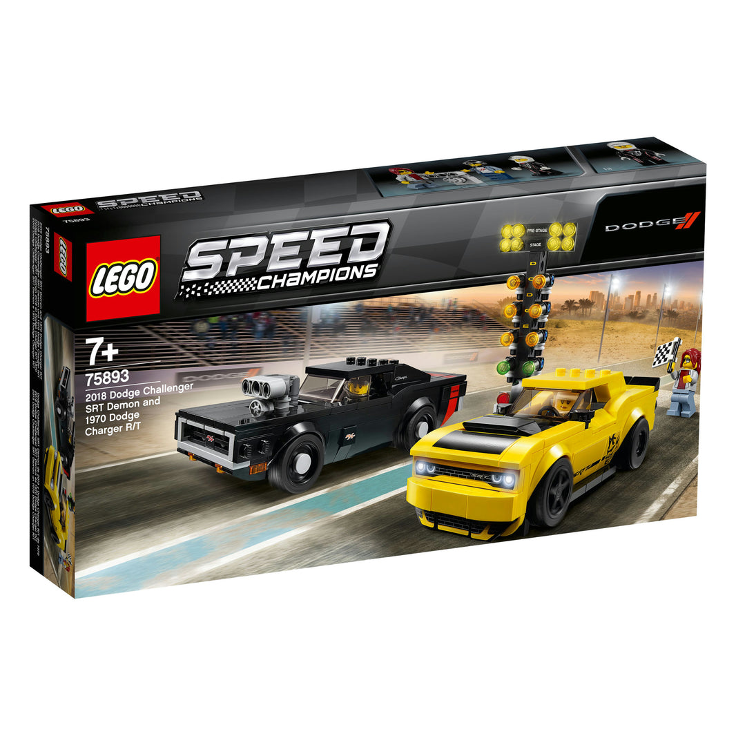 LEGO Speed Champions - 2018 Dodge Challenger SRT Demon und 1970 Dodge Charger R/T (75893)