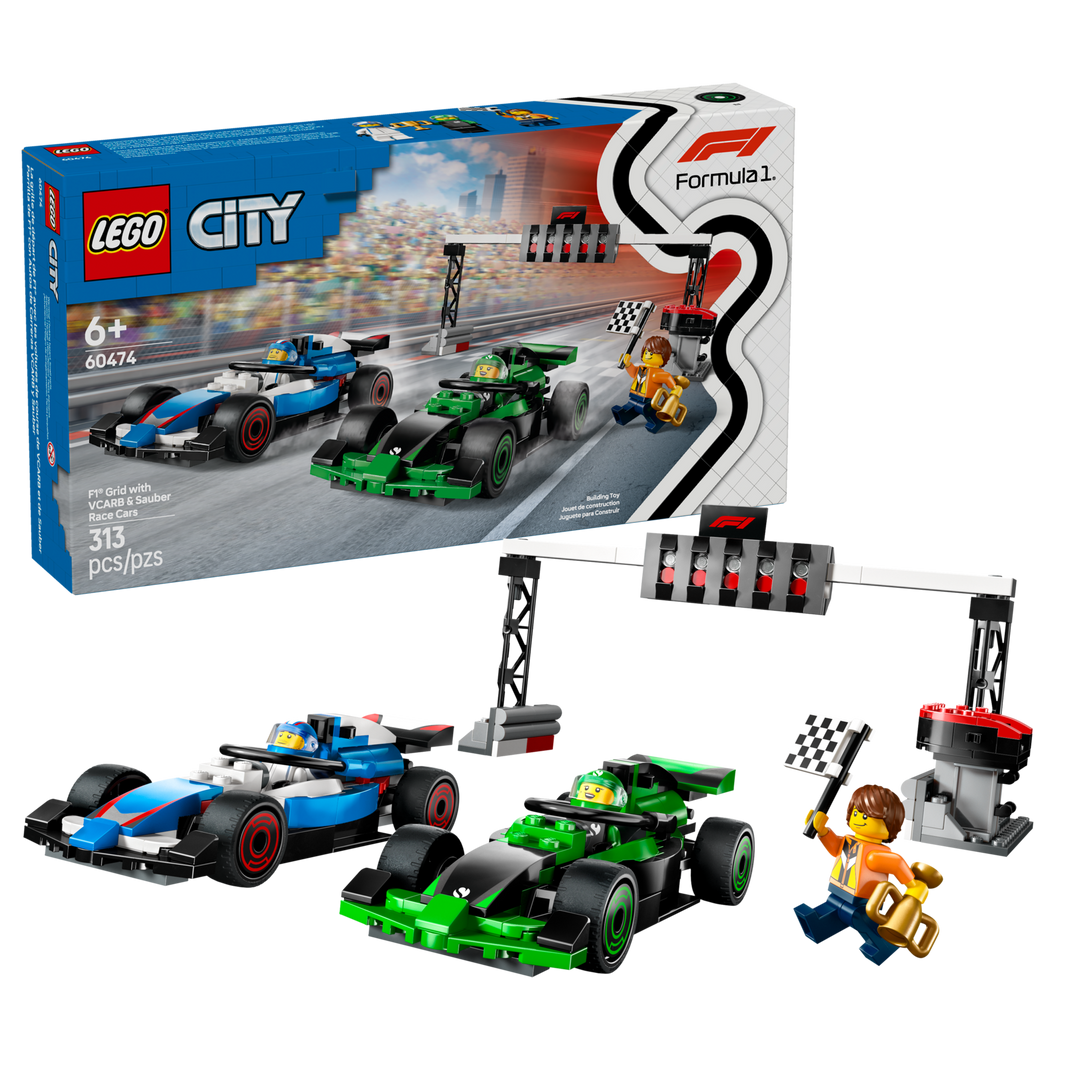 LEGO City - F1 Startaufstellung mit VCARB & Sauber Rennautos (60474)