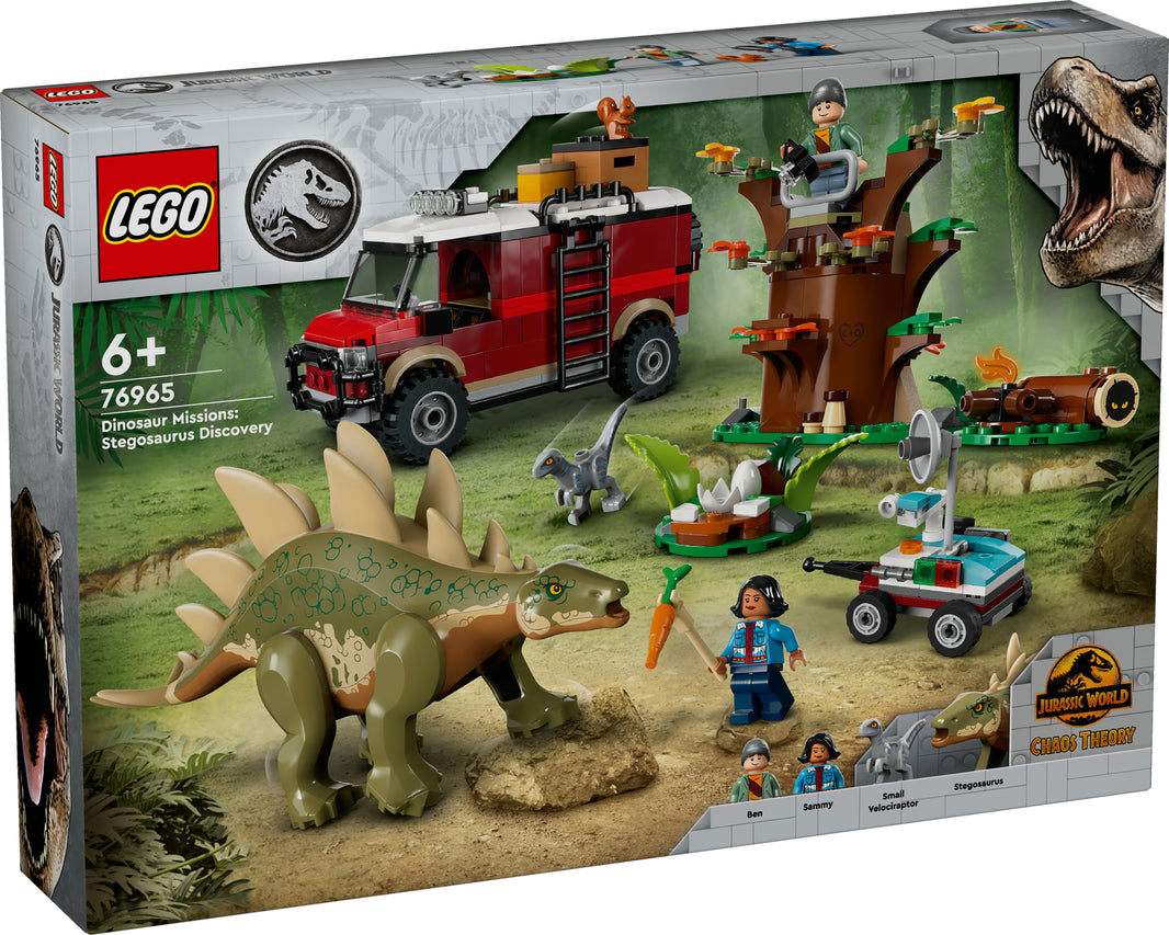LEGO Jurassic World - Dinosaurier-Missionen: Entdeckung des Stegosaurus (76965) – im GOLDSTEIN.SHOP verfügbar mit Gratisversand ab Schweizer Lager