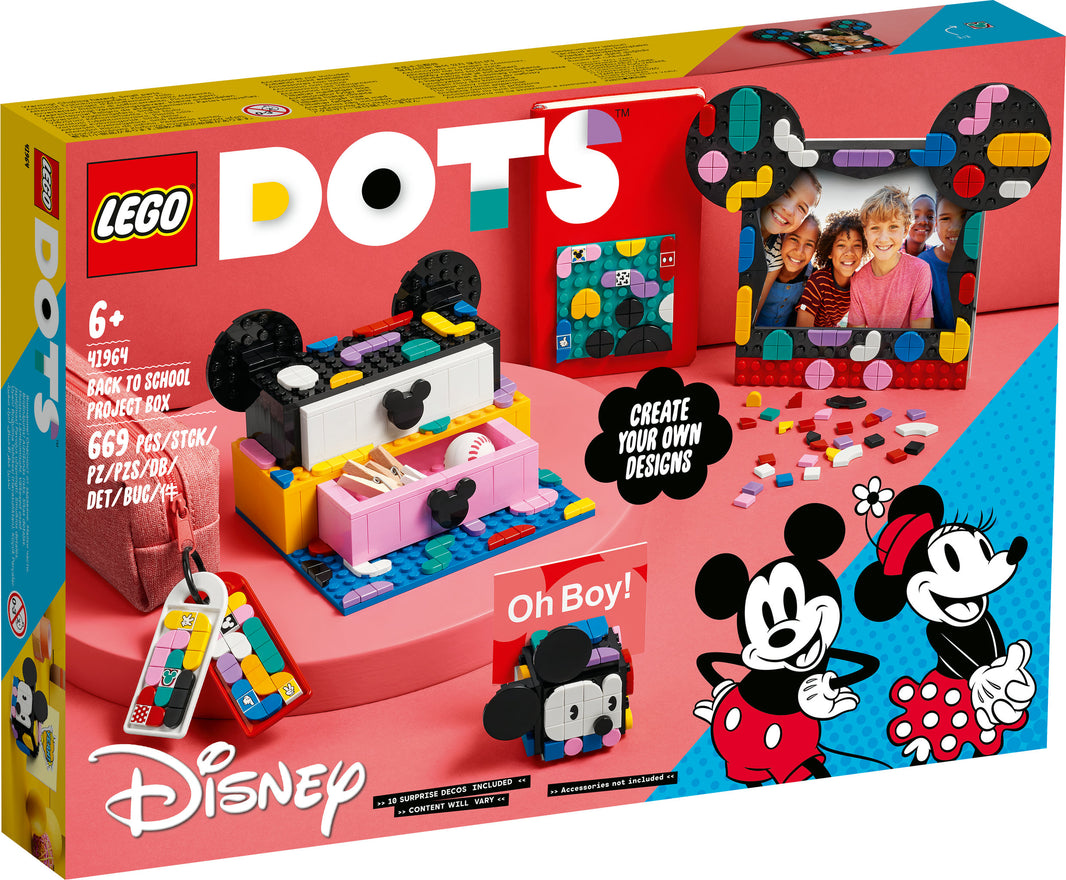 LEGO DOTS - Micky & Minnie Kreativbox zum Schulanfang (41964)