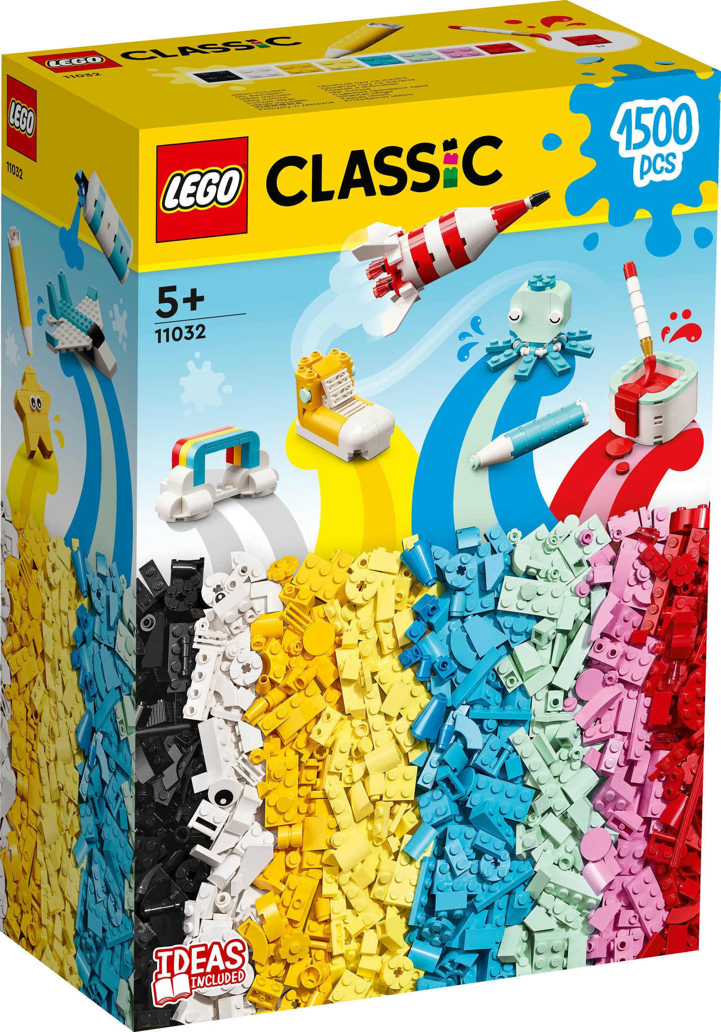 LEGO Classic - Kreativ-Bauset mit bunten Steinen (11032)