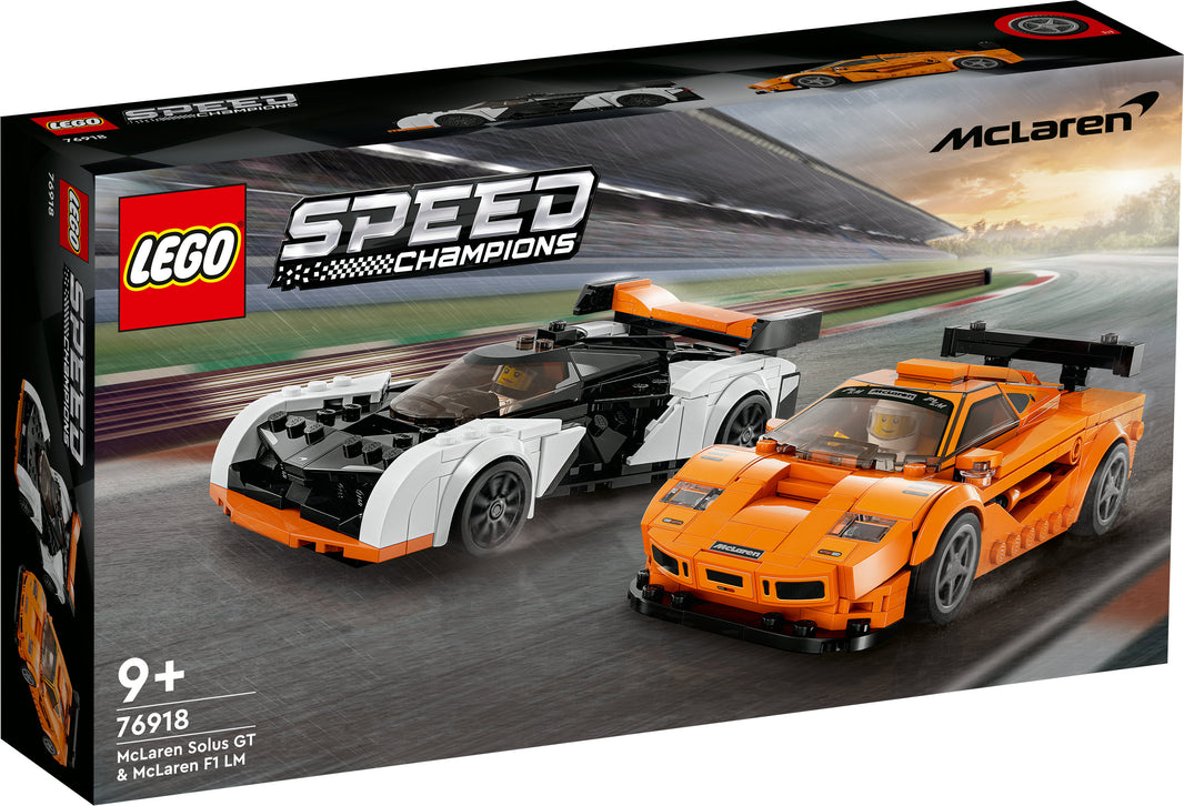 LEGO Speed Champions - McLaren Solus GT & McLaren F1 LM (76918) – im GOLDSTEIN.SHOP verfügbar mit Gratisversand ab Schweizer Lager
