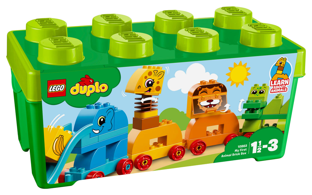 LEGO DUPLO My First - Meine erste Steinebox mit Ziehtieren (10863)