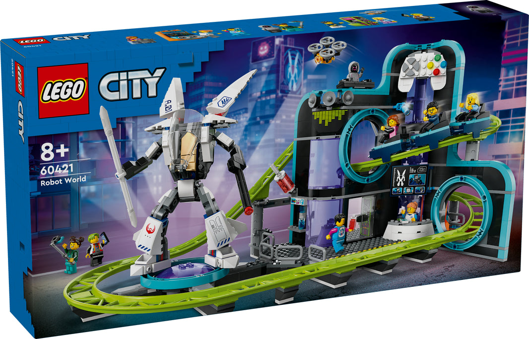 LEGO City - Achterbahn mit Roboter-Mech (60421) – im GOLDSTEIN.SHOP verfügbar mit Gratisversand ab Schweizer Lager