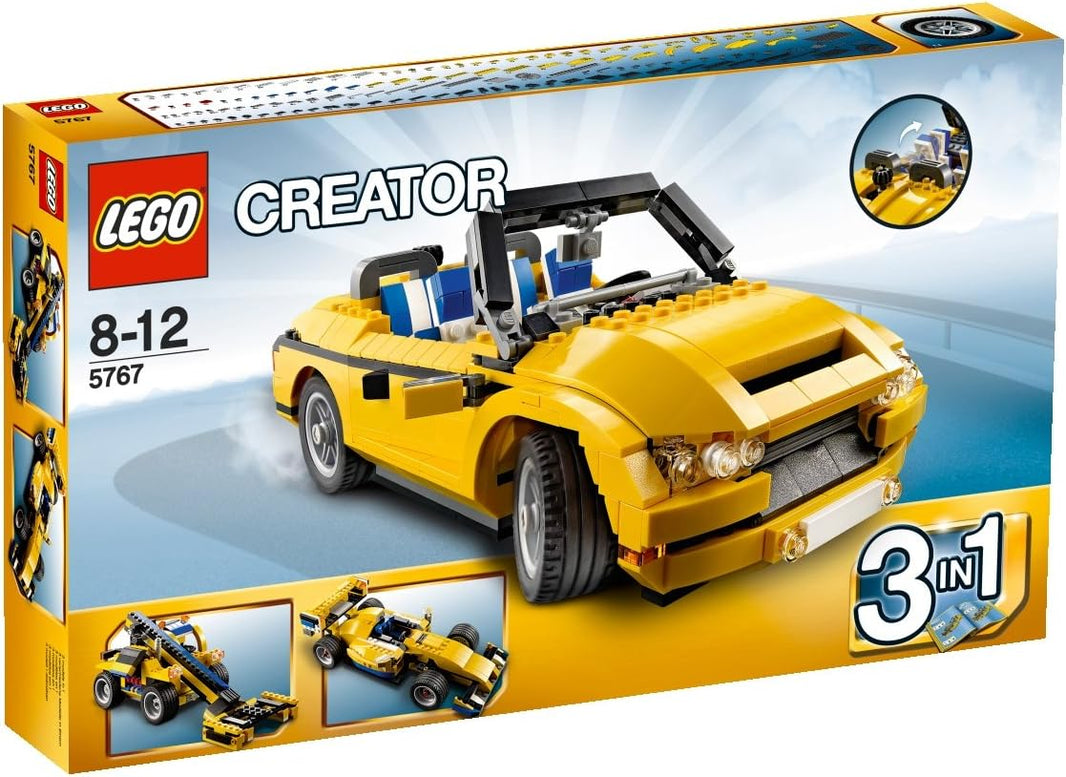LEGO Creator 3-in-1 Gelbes Cabrio (5767) – im GOLDSTEIN.SHOP verfügbar mit Gratisversand ab Schweizer Lager
